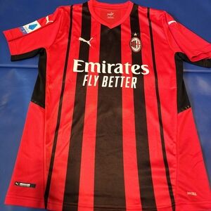 Ibrahimovic Puma AC Milan Home Jersey for the 2021-22 Season